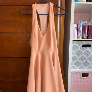 Lulus Peach colored Skater Dress